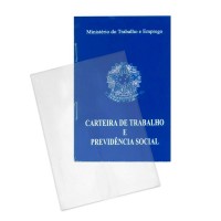 Porta documento com abas laterais para carteira profissional e ou passaporte Ref 603TRS