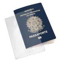 Porta documento com aba lateral para passaporte modelo novo Ref 691TRS