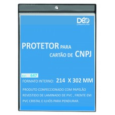 Protetores - Em Quadro - P/ C.N.P.J. - formato A4 - vertical (Ref. 647)