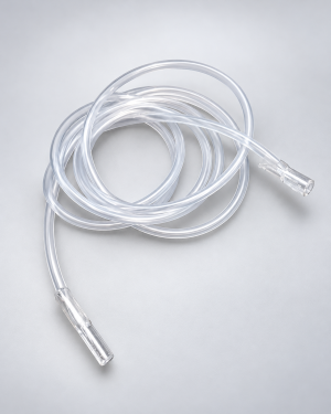 Cordão de Silicone Transparente com Ponteira para Crachá e Credencial de Eventos - Cordão 80 cm (Ref.935 TRS)