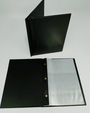 Pasta Catálogo 1/2 Ofício  Com 50 envelopes médios e 3 colchetes sem visor (Ref. 202)
