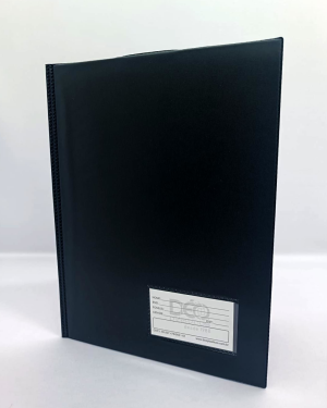 Pasta Catálogo Ofício com 100 envelopes finos e 4 colchetes com visor (Ref. 193)