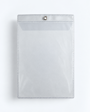Envelope Plástico com Furo e Ilhós A4 - Formato Interno 216x302mm (Ref. 419TRS)