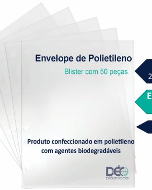 Ref 464SF _ ENVELOPE POLIETILENO A4 MÉDIO SEM FUROS