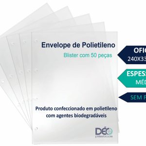Ref 667SF _ ENVELOPE POLIETILENO OFICIO MEDIO SEM FUROS