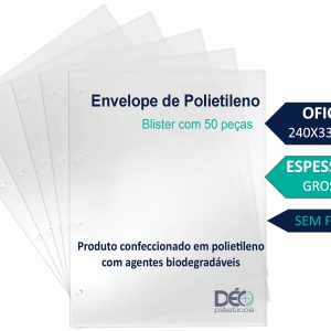 Ref 668SF _ ENVELOPE POLIETILENO OFICIO GROSSO SEM FUROS