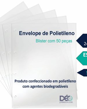 Ref 668SF _ ENVELOPE POLIETILENO OFICIO GROSSO SEM FUROS