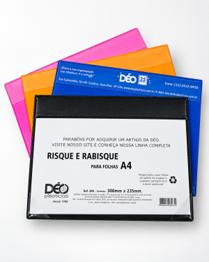 Pasta Risque e Rabisque A4 - Personalizado com Gravação - Ref.RISQU