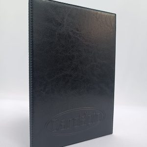 Cardápios com 2 divisões com gravação em baixo relevo cardápio para 6 páginas Ref 629EPT
