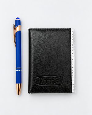 Mini Índice Telefônico Pessoal de Bolso com Gravação em Baixo Relevo (Ref. 663EPT)