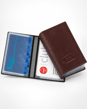 Porta Cartões Pessoal para 14 Cartões - Gravação em Baixo Relevo (Ref.772EPT)