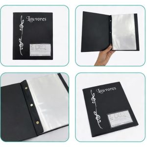 Pasta Para Louvores Hinos Coral Conjunto Igreja com 10 Envelopes Oficio Catalogo Porta Louvor - (Ref 129PTO/GR)