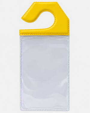 Crachá para Veículos e Estacionamentos - Amarelo (Ref.660)